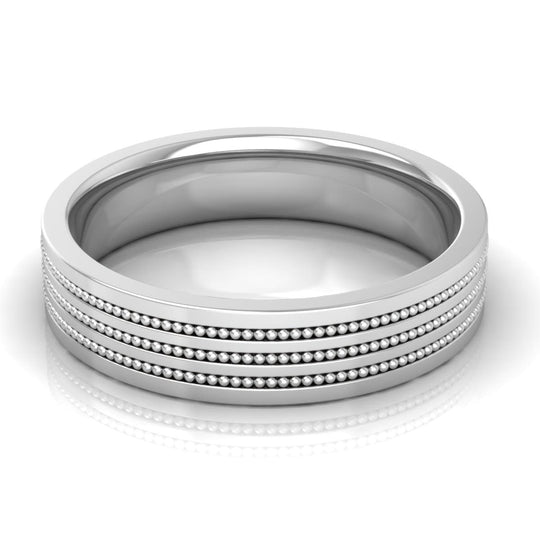 5.0 mm Plain Wedding Band in 14KT, 18KT & Platinum