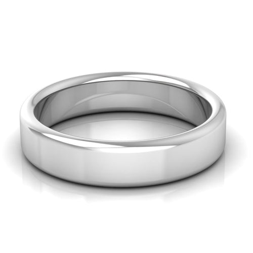 5.0 mm Plain Wedding Band in 14KT, 18KT & Platinum - Primestyle.com