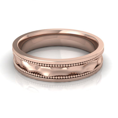 5.0 mm Plain Wedding Band in 14KT, 18KT &amp; Platinum - Primestyle.com