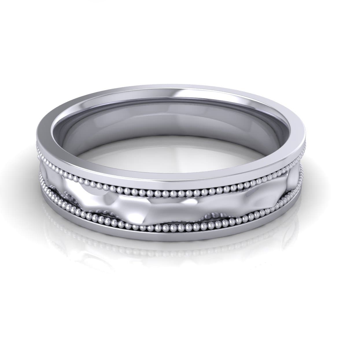 5.0 mm Plain Wedding Band in 14KT, 18KT &amp; Platinum - Primestyle.com