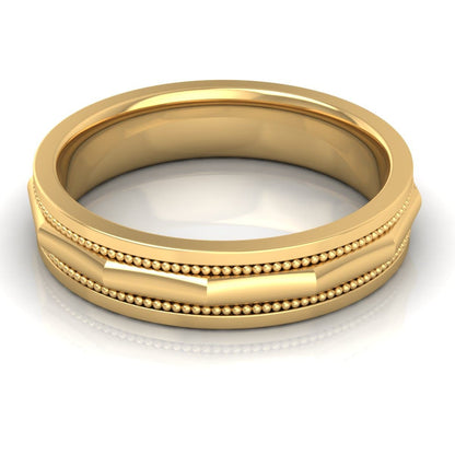 5.0 mm Plain Wedding Band in 14KT, 18KT &amp; Platinum - Primestyle.com