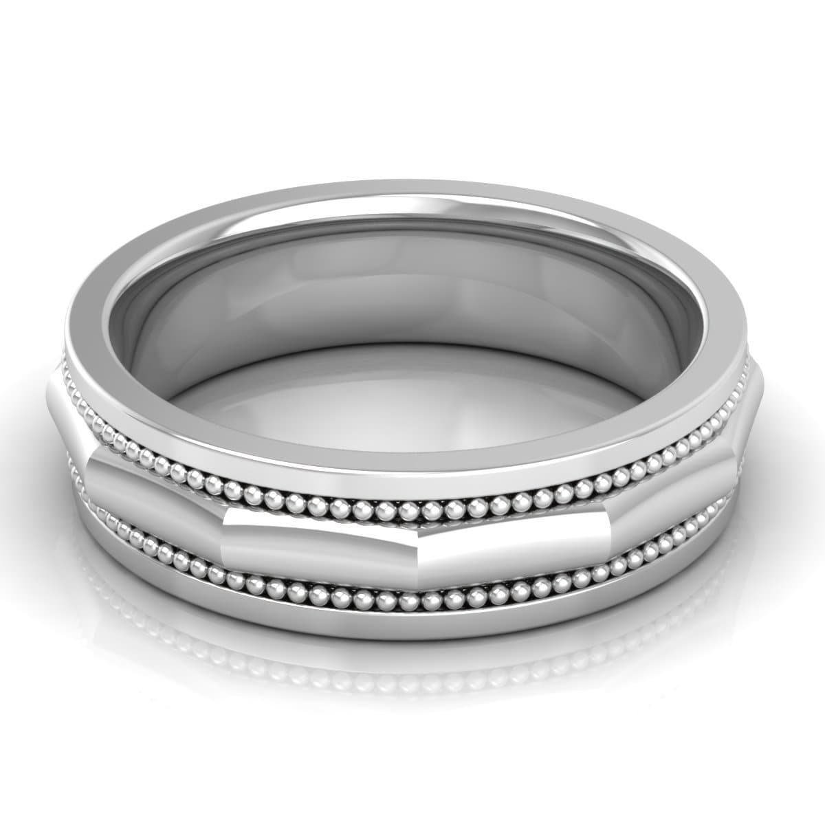 6.0 mm Plain Wedding Band in 14KT, 18KT &amp; Platinum - Primestyle.com