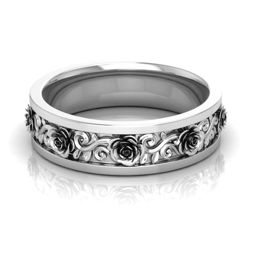 6.0 mm Plain Wedding Band in 14KT, 18KT & Platinum - Primestyle.com