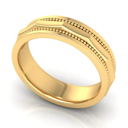 6.0 mm Plain Wedding Band in 14KT, 18KT &amp; Platinum - Primestyle.com