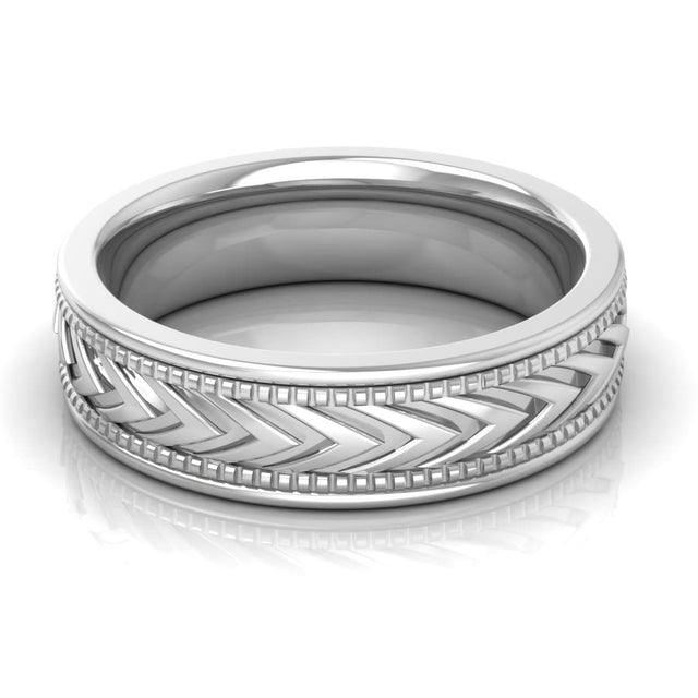 6.0 mm Plain Wedding Band in 14KT, 18KT & Platinum