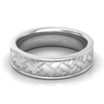 6.0 mm Plain Wedding Band in 14KT, 18KT &amp; Platinum - Primestyle.com