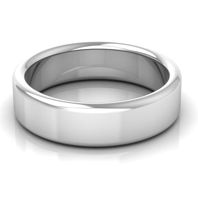 6.0 mm Plain Wedding Band in 14KT, 18KT & Platinum