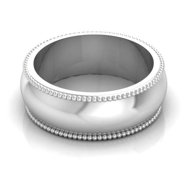6.0 mm Plain Wedding Band in 14KT, 18KT & Platinum