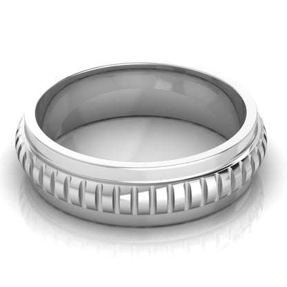 6.0 mm Plain Wedding Band in 14KT, 18KT &amp; Platinum - Primestyle.com