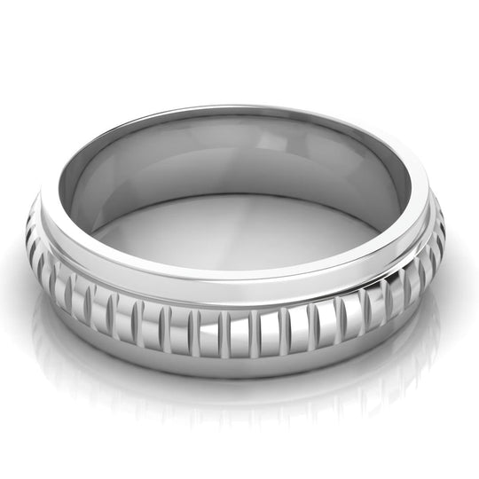 6.0 mm Plain Wedding Band in 14KT, 18KT & Platinum