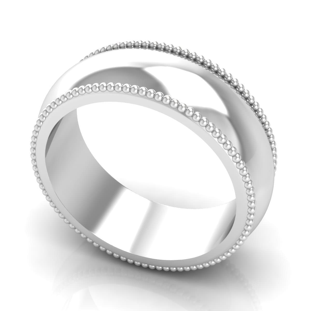 6.0 mm Plain Wedding Band in 14KT, 18KT &amp; Platinum - Primestyle.com