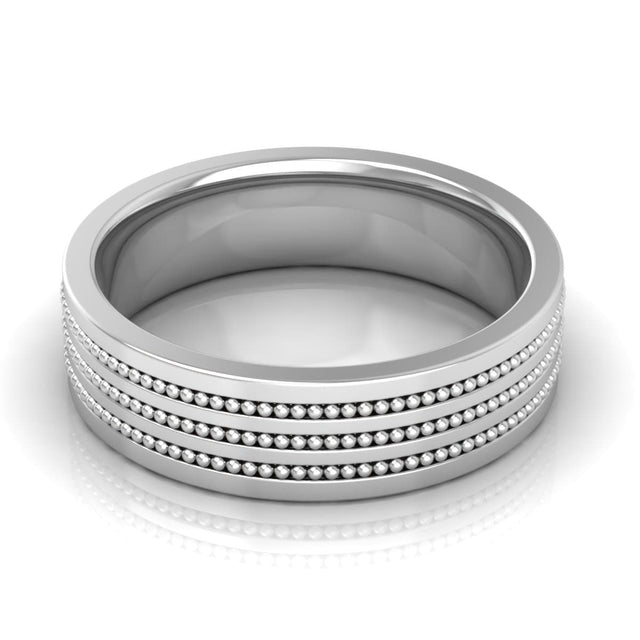 6.0 mm Plain Wedding Band in 14KT, 18KT & Platinum