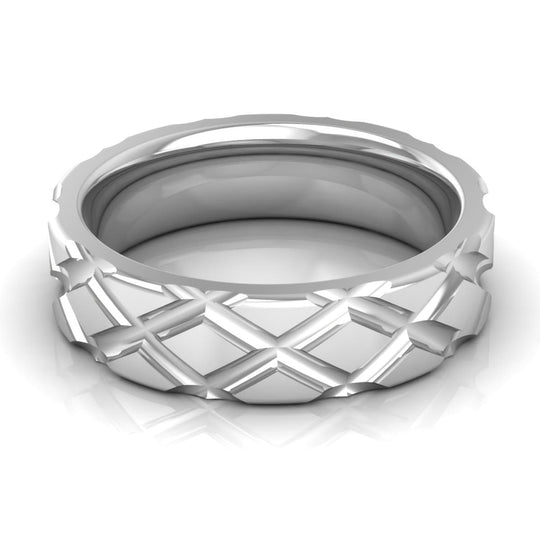 6.0 mm Plain Wedding Band in 14KT, 18KT & Platinum