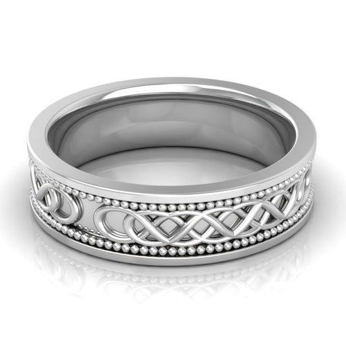 6.0 mm Plain Wedding Band in 14KT, 18KT & Platinum - Primestyle.com