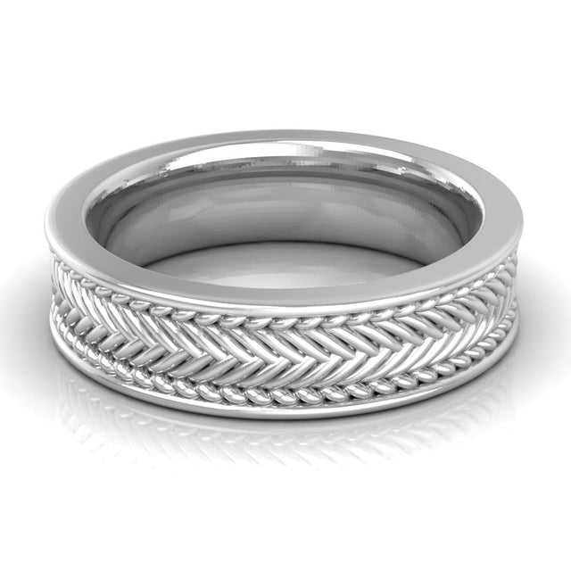 6.0 mm Plain Wedding Band in 14KT, 18KT & Platinum
