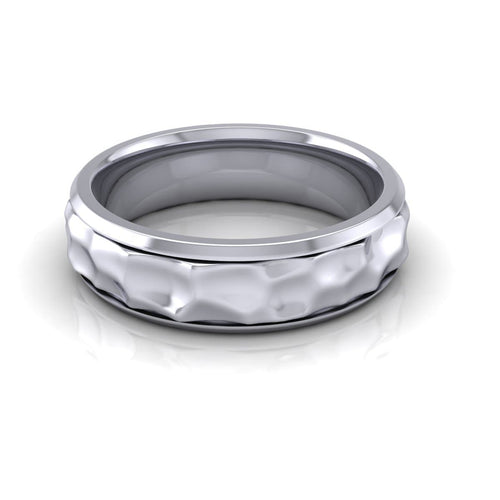 6.0 mm Plain Wedding Band in 14KT, 18KT & Platinum - Primestyle.com