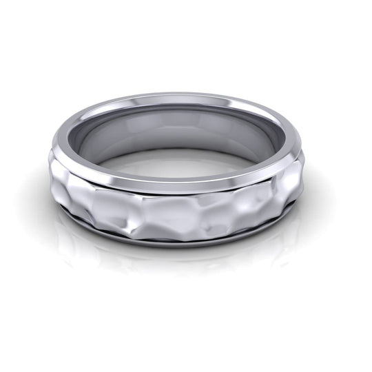 6.0 mm Plain Wedding Band in 14KT, 18KT & Platinum