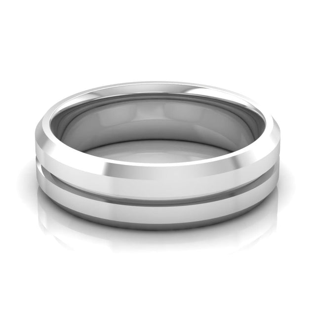 6.0 mm Plain Wedding Band in 14KT, 18KT & Platinum
