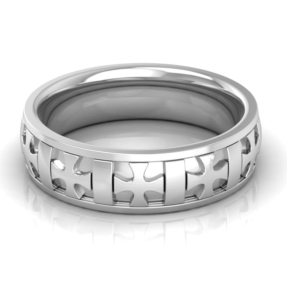 6.0 mm Plain Wedding Band in 14KT, 18KT &amp; Platinum - Primestyle.com