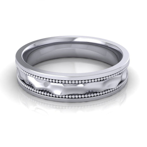 6.0 mm Plain Wedding Band in 14KT, 18KT & Platinum - Primestyle.com