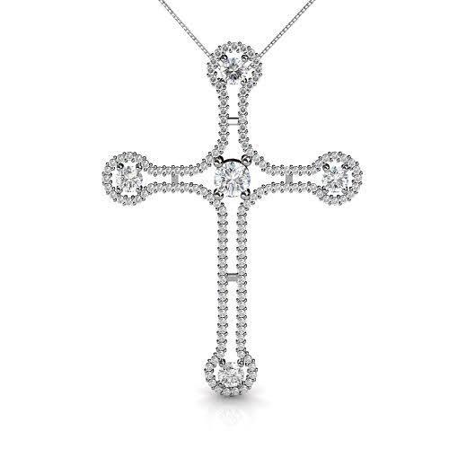 1.50 CT Round Cut Natural Diamonds - Diamond Pendants