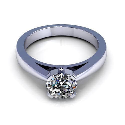 0.35-1.50 CT Round Cut Natural Diamonds - Solitaire Rings
