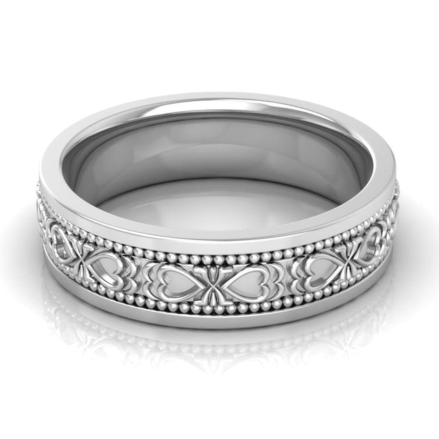 8.0 mm Plain Wedding Band in 14KT, 18KT & Platinum