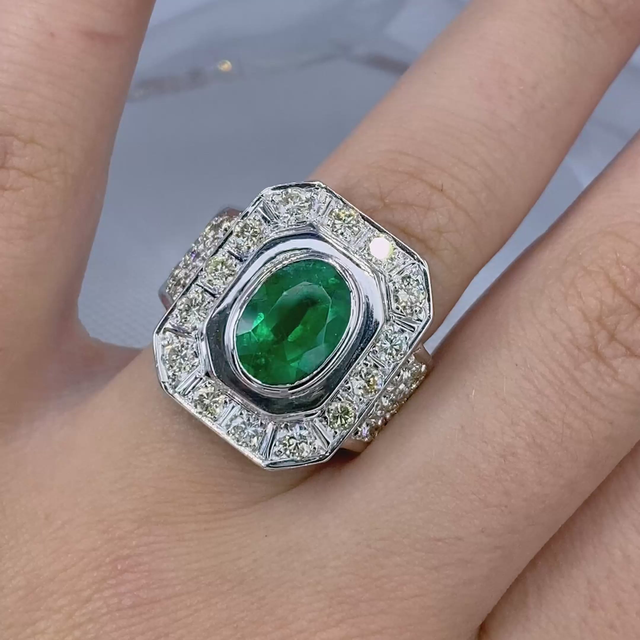 Designer Handmade Jewelry Emerald Mens Ring, Solid Sterling Silver Ring,  India | Ubuy