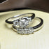 Breathtaking 2.00 CT Round Cut Diamond Bridal Set in 14 KT White Gold - Primestyle.com