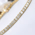 Captivating 5.00CT Princess cut Diamond Tennis Bracelet in 18KT Yellow Gold - Primestyle.com