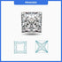 Certified 0.5CT g/si1 Princess Cut Diamond - Primestyle.com