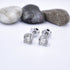 Certified 1.30CT Round Cut Diamond Stud Earrings in 14KT White Gold - Primestyle.com