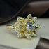Certified 2.22 CT Round Cut Diamond Engagement Ring in 14 KT Yellow Gold - Primestyle.com