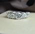 Certified 4.25CT Round Cut Engagement Ring in 14KT White Gold - Primestyle.com