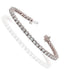 Certified 8.00CT Round cut Tennis Bracelet in 14KT White Gold - Primestyle.com