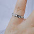 Elegant 1.10 CT Princess Cut Diamond Wedding Ring in 18KT White Gold - Primestyle.com