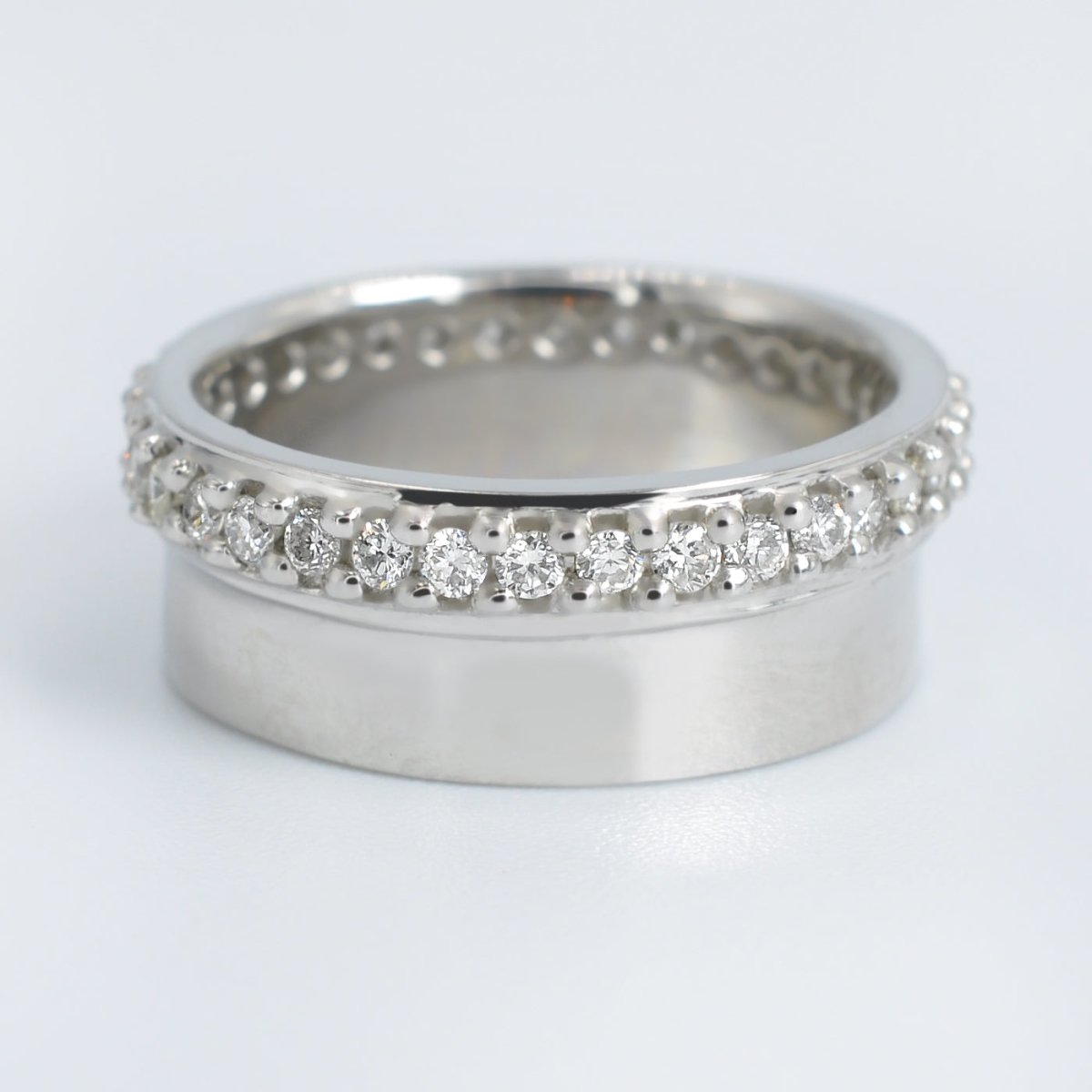 Exclusive 0.75 CT Round Cut Diamond Wedding Ring in Platinum - Primestyle.com