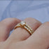 Exquisite 1.20CT Round Cut Diamond Bridal Set in 14KT Yellow Gold - Primestyle.com