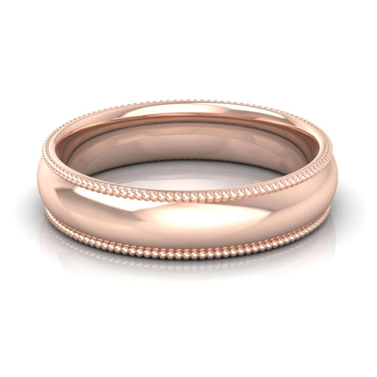 5.0 mm Plain Wedding Band in 14KT, 18KT &amp; Platinum