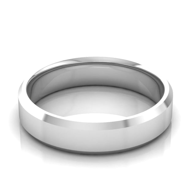 5.0 mm Plain Wedding Band in 14KT, 18KT & Platinum