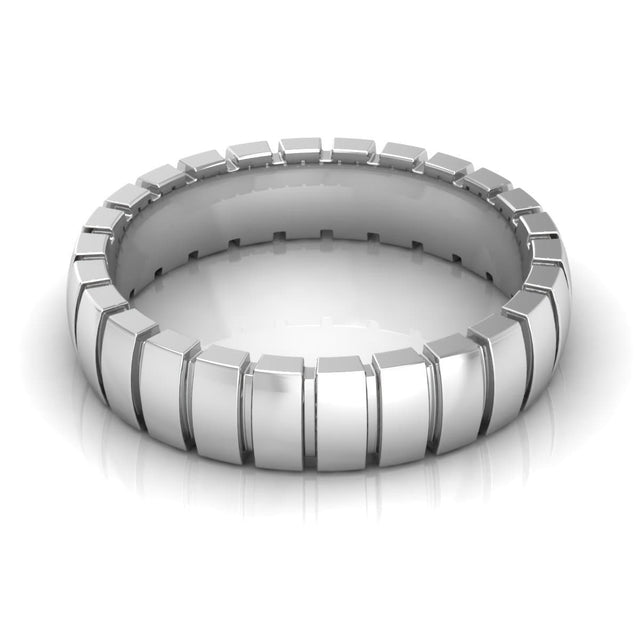 5.0 mm Plain Wedding Band in 14KT, 18KT & Platinum