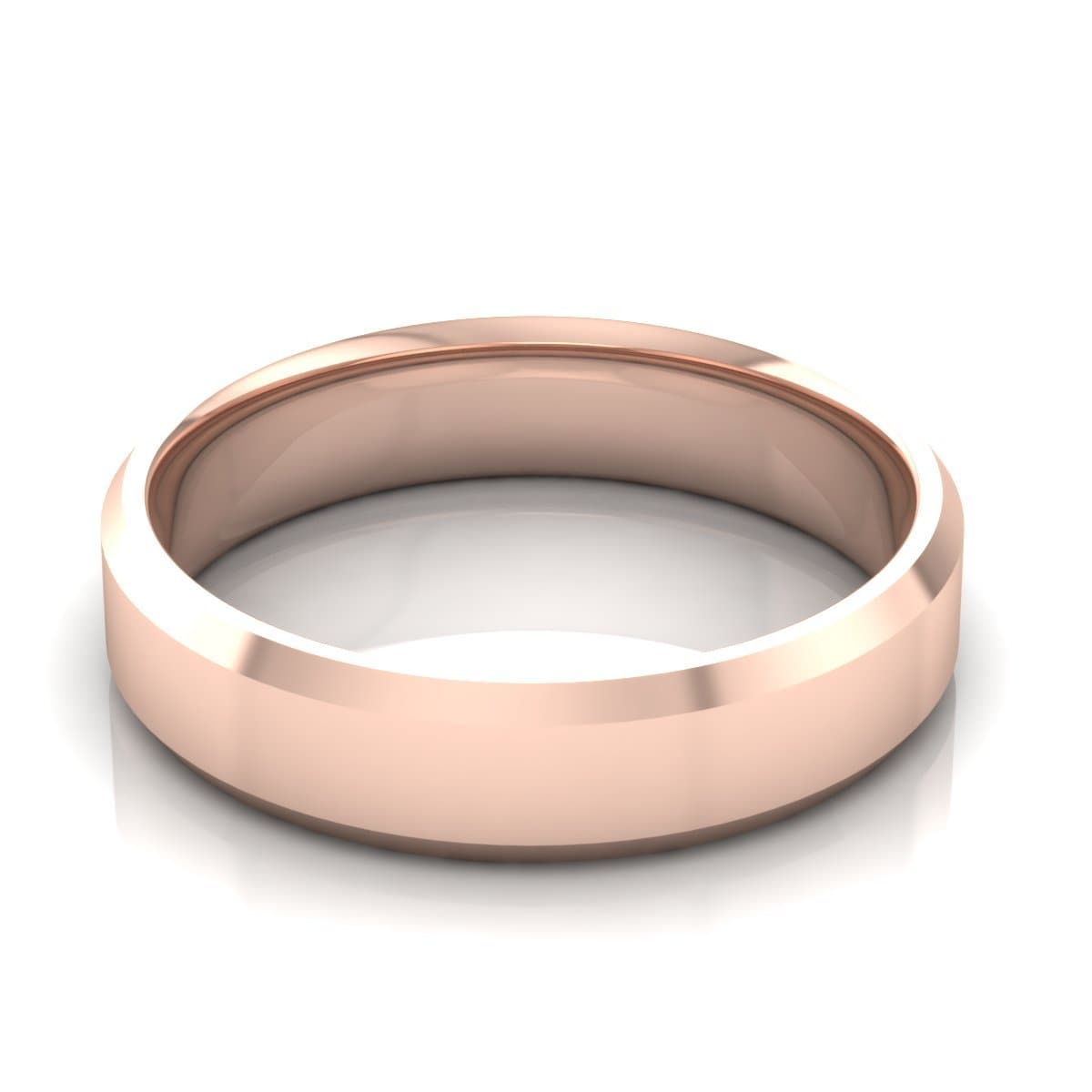 5.0 mm Plain Wedding Band in 14KT, 18KT &amp; Platinum