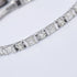 Mesmerizing 6.30CT Emerald and Round Cut Diamond Tennis Bracelet in 18KT White Gold - Primestyle.com