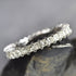 No Risk 1.90 CT Princess Cut Diamond Eternity Ring in 14 KT White Gold - Primestyle.com