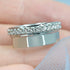 Priceless 1.00 CT Round Cut Diamond Mens Wedding Band in 14 KT White Gold - Primestyle.com