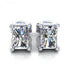 Radiant 0.50CT Radiant Cut Diamond Stud Earrings in 14KT White Gold - Primestyle.com