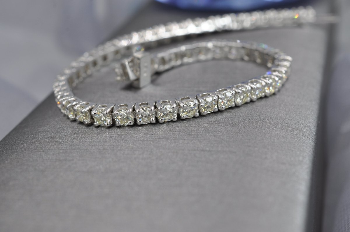 Running out 6.00 CT Diamond Tennis Bracelet in 14KT White Gold - Primestyle.com