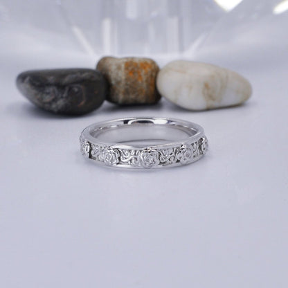 Special Plain Wedding Ring in 14KT White Gold - Primestyle.com