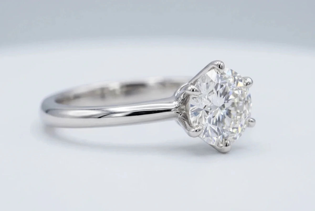 Different diamond setting styles side by side