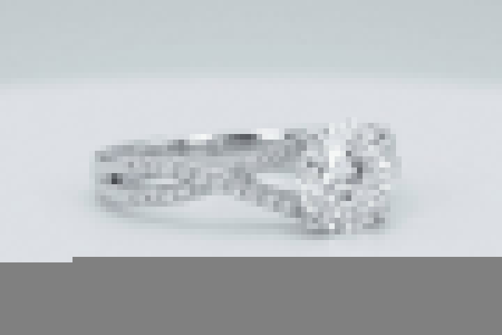 A platinum diamond ring